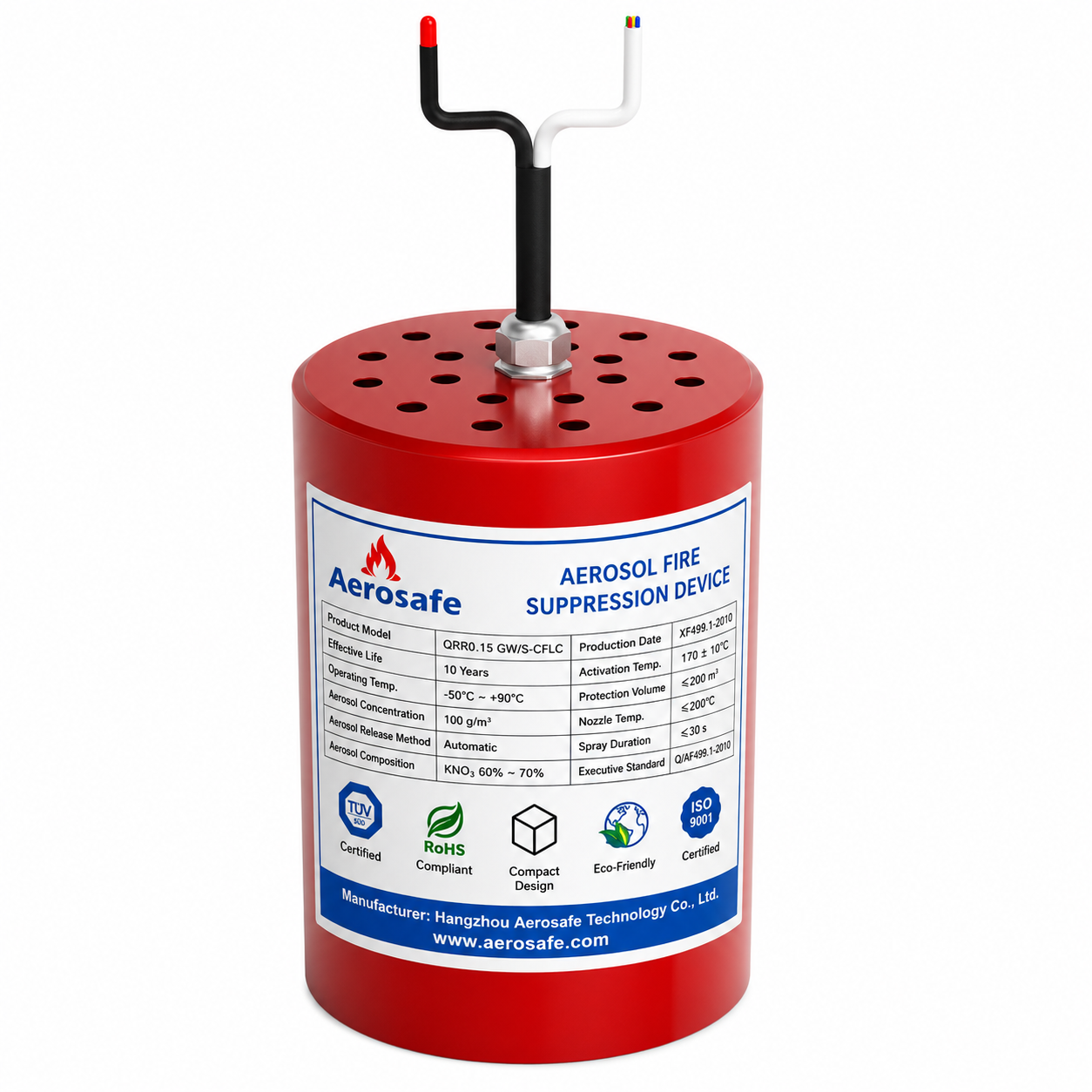 CFLC Automatic Aerosol Fire Extinguisher For Electric fire Home